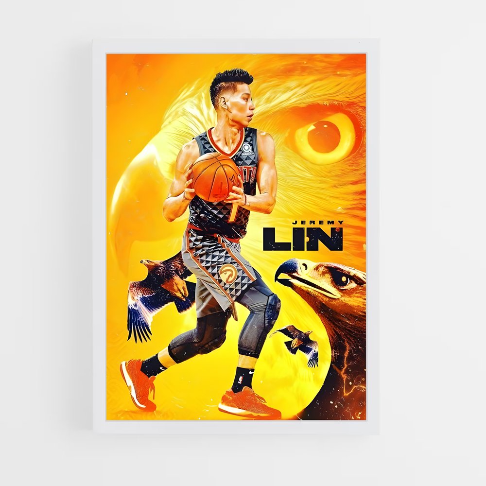 Poster L'Aigle et le Dunk – affiche Basketball (vue 3)
